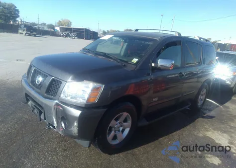 2007 Nissan Armada Se из США, поврежденный, VIN 5N1BA08C77N714088